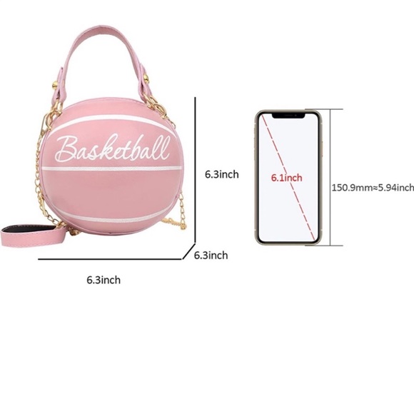 Bling'd Out Basketball Purse - Picture 6 of 8